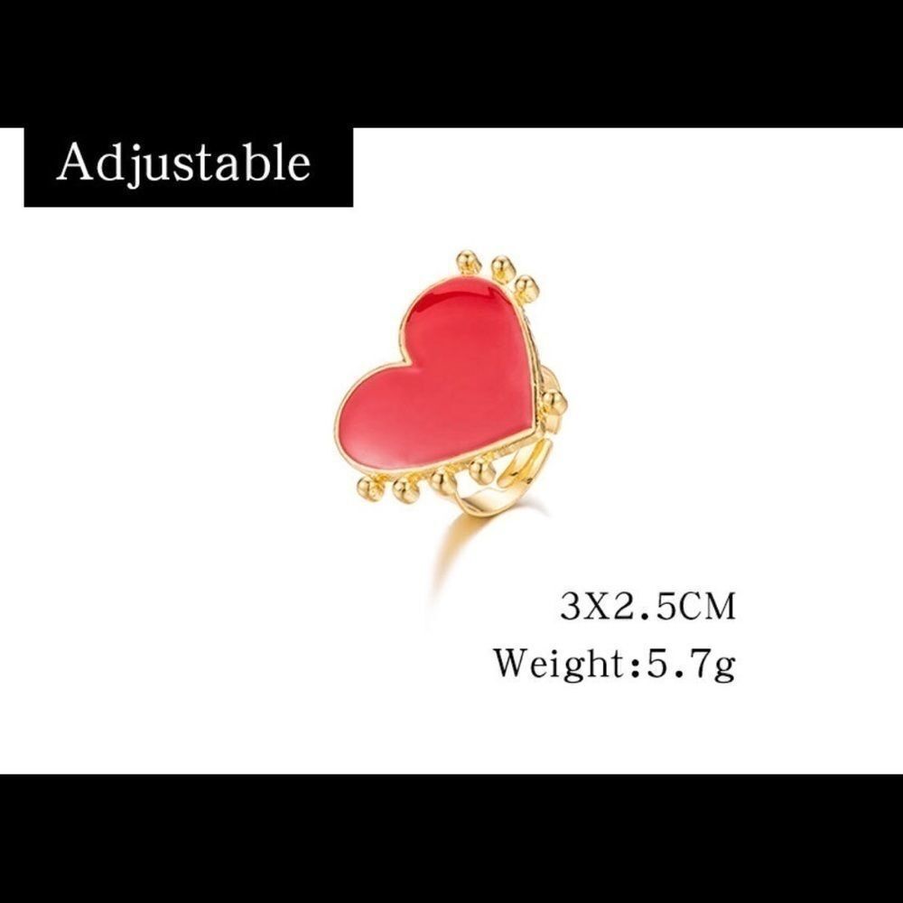 Rings Zinc Alloy adjustable sizing Cutest ever